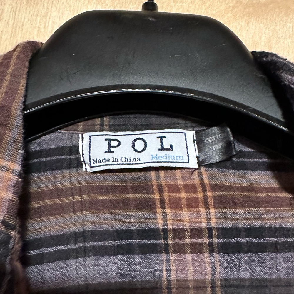 Button up flannel top - Picture 3 of 3